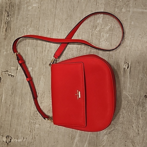 💕KATE SPADE💕 Cameron Street Byrdie Crossbody Bag ~ Rooster Red NWOT - Picture 8 of 16